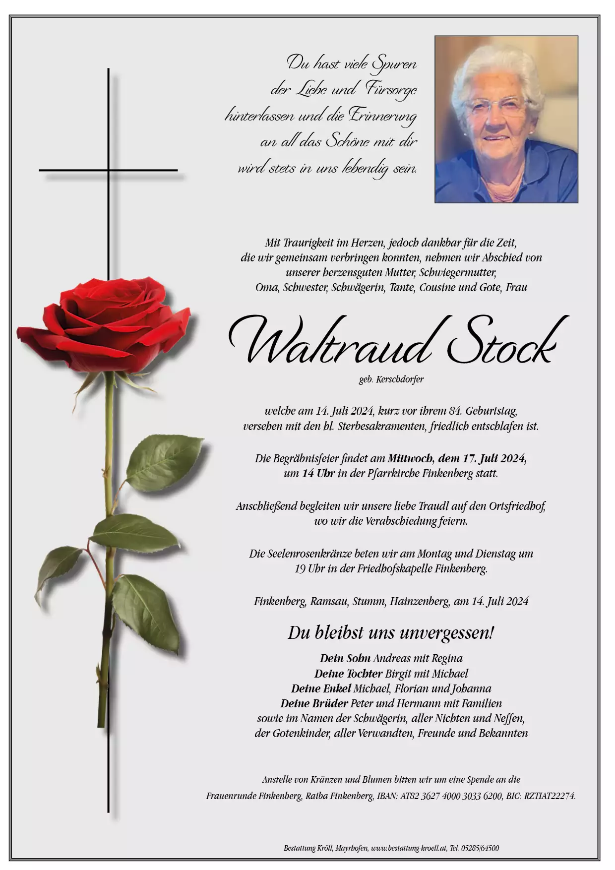 Parte von Waltraud Stock